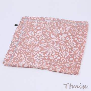 スカーフ フラワー柄 ヘアバンド ヘアアクセサリー 66×66cm ピンク（1ヶ）