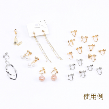 高品質イヤリング金具 丸皿 3mm（2ヶ）