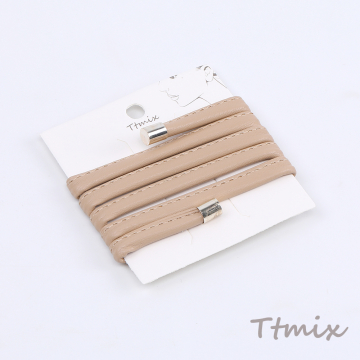 PUレザーヘアゴム ヘアアクセサリー 0.6×70cm（1ヶ）