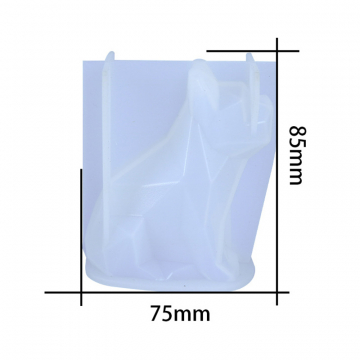 シリコンモールド レジンモールド  ブルドッグ 75×85mm【1ヶ】