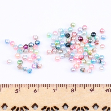 穴なしパール 3mm ミックスカラー（約100ヶ）