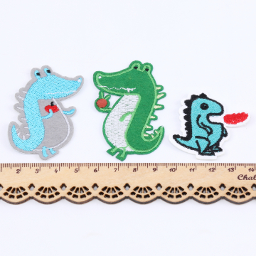 刺繍ワッペン 恐竜 全3種 各1個（3ヶ）