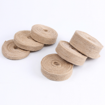 麻リボン ジュートリボン リネンリボン 麻テープ ラッピングリボン 麻紐 梱包ひも 包装資材