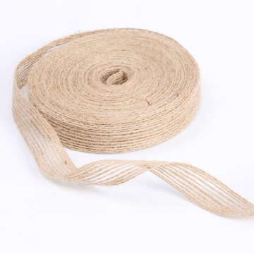 麻リボン ジュートリボン リネンリボン 麻テープ ラッピングリボン 麻紐 梱包ひも 包装資材