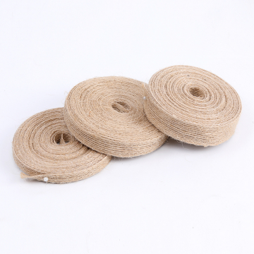 麻リボン ジュートリボン リネンリボン 麻テープ ラッピングリボン 麻紐 梱包ひも 包装資材