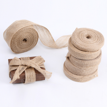 麻リボン ジュートリボン リネンリボン 麻テープ ラッピングリボン 麻紐 梱包ひも 包装資材