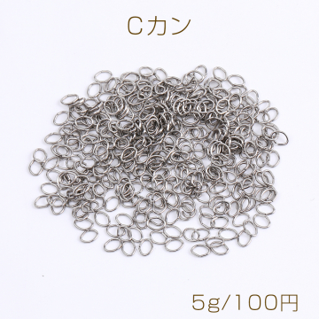 ステンレス製 Cカン 0.5×4×3mm 5g(約330ヶ)