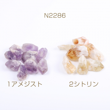 天然石ビーズ 不規則型（2ヶ）
