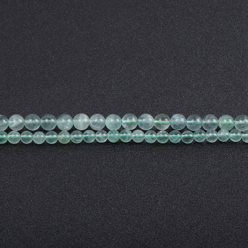 天然石ビーズ モスアクアマリン 丸玉 6mm（10ヶ）