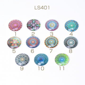 貼付けパーツ 樹脂貼付けパーツ 樹脂カボション 半円 25mm