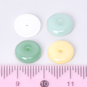 チェコチャーム チェコガラスチャーム ドーナツ 10mm（20ヶ）