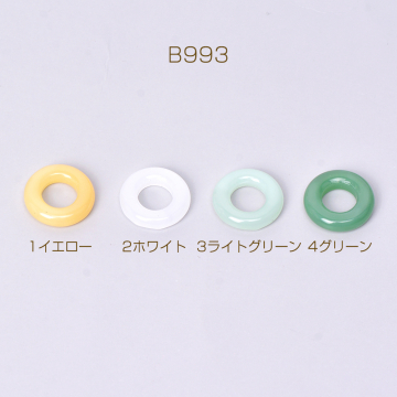 チェコチャーム チェコガラスチャーム ドーナツ 16mm（10ヶ）