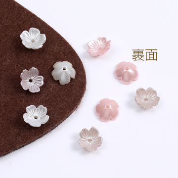 アクリルパーツ パール風 フラワー 桜 10×11mm（50ヶ）