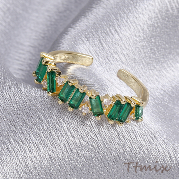 高品質ジルコニアリング 指輪 ゴールド（1ヶ）