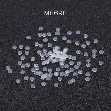 ピアス用保護シリコンプレート クリア 3mm（50ヶ）