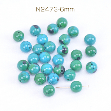 天然石ビーズ フェニックスストーン 丸玉 6mm（30ヶ）