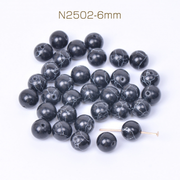 天然石ビーズ ターコイズ 丸玉 6mm（30ヶ）