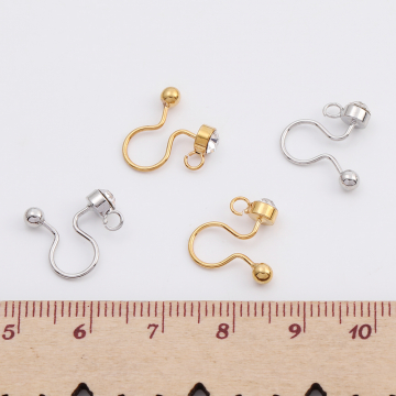 ノンホールピアス カン付き 12×14mm（2ヶ）