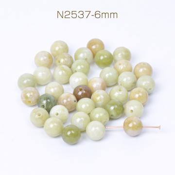 天然石ビーズ ジェイド 丸玉 6mm（30ヶ）