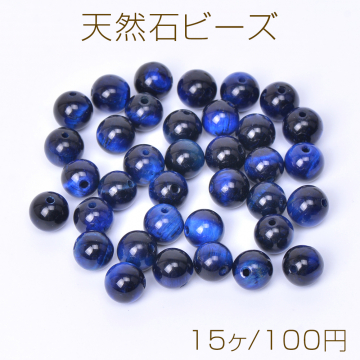 天然石ビーズ タイガアイ 丸玉 4mm（15ヶ）