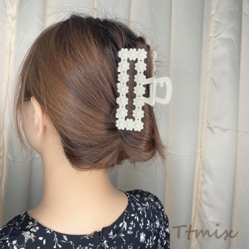 パール調バンスクリップ ヘアアクセサリー 全10種