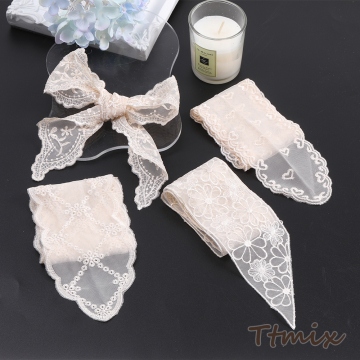 スカーフ ヘアバンド ベージュ