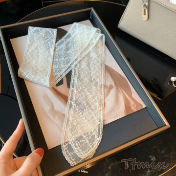 スカーフ ヘアバンド ベージュ（1ヶ）