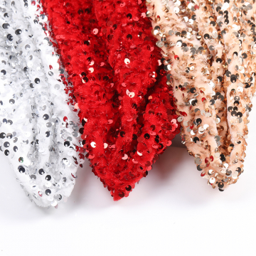 生地 スパンコール生地 長約100cm×幅約150cm（1パック）