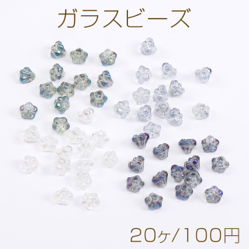 メッキガラスビーズ 蓮の実 5×6mm（20ヶ）