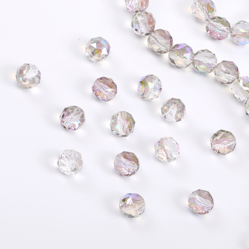 メッキガラスビーズ ラウンドカット 8mm（20ヶ）