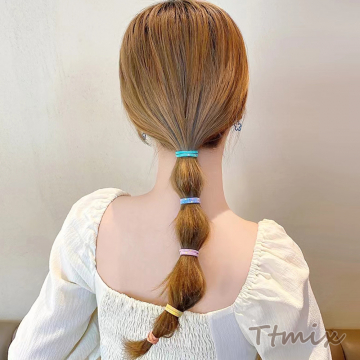 子供ヘアゴム ヘアアクセサリー カラーミックス