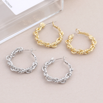 デザインフープピアス 1.7×40mm（1ペア）