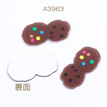 貼付けパーツ アクリル貼付けパーツ アクリルカボション 不規則型 21×41mm（8ヶ）