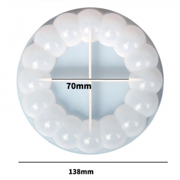 シリコンモールド レジンモールド 丸型 コースター