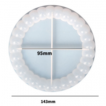 シリコンモールド レジンモールド 丸型 コースター
