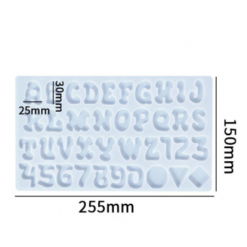 シリコンモールド レジンモールド アルファベット
