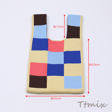 ニットトートバッグ（1ヶ）※メール便単品2個まで