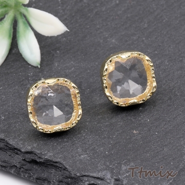 デザインピアス 12mm ゴールド（1ペア）