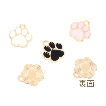 エボチャーム 猫の肉球 15×16mm（6ヶ）