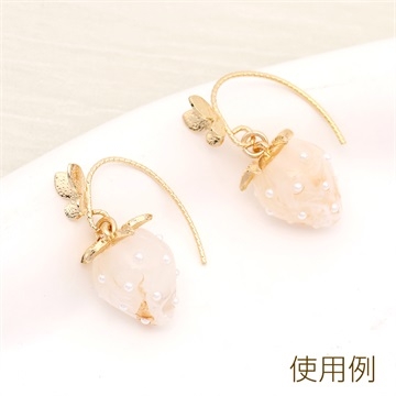 フックピアス 蝶付き 13×22mm（2ヶ）