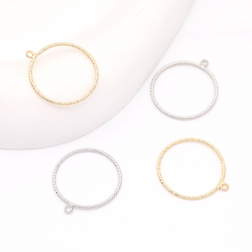 フレームチャーム 丸型 1×20mm（4ヶ）