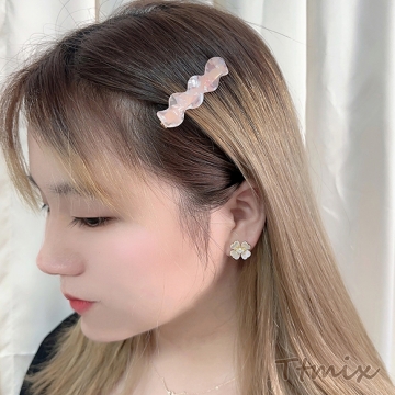 ヘアクリップ ウェーブ 1×6.5cm（2ヶ）