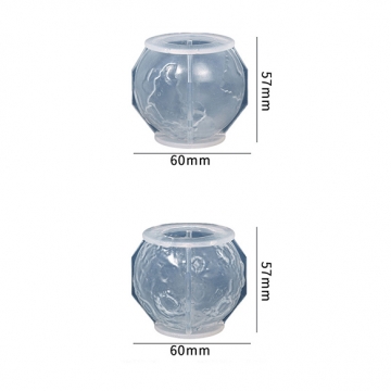シリコンモールド 地球 月 57×60mm （1ヶ）