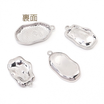 メタルチャーム 不規則型 ロジウム