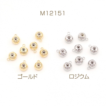 色褪せにくい14KGPゴールドメッキ スライドボール(ストッパービーズ) 1カン 6mm（4ヶ）