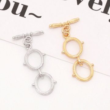 高品質留め金具 ネックレス・ブレスレット用 16.5×35mm（1セット）