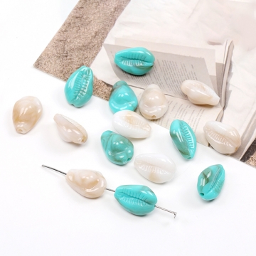 アクリルビーズ 不規則型 13×18mm グラデーションカラー（30ヶ）