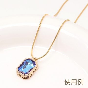 フレームガラスチャーム 長方形型 1カン 12×16.5mm