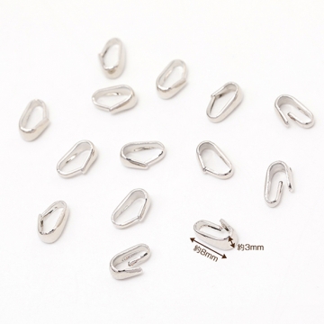 バチカン金具 Aカン ジョイントパーツ  接続金具 留め金具 3×8mm（10ヶ）