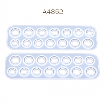 シリコンモールド ソフト 指輪型 14種 (1枚)